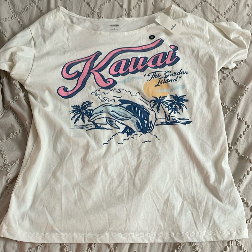 Hollister Off the Shoulder T shirt *NWT*
